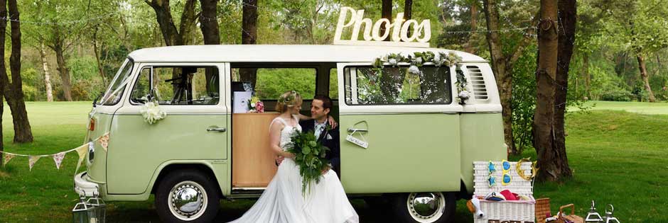 Photographer taking photo at wedding