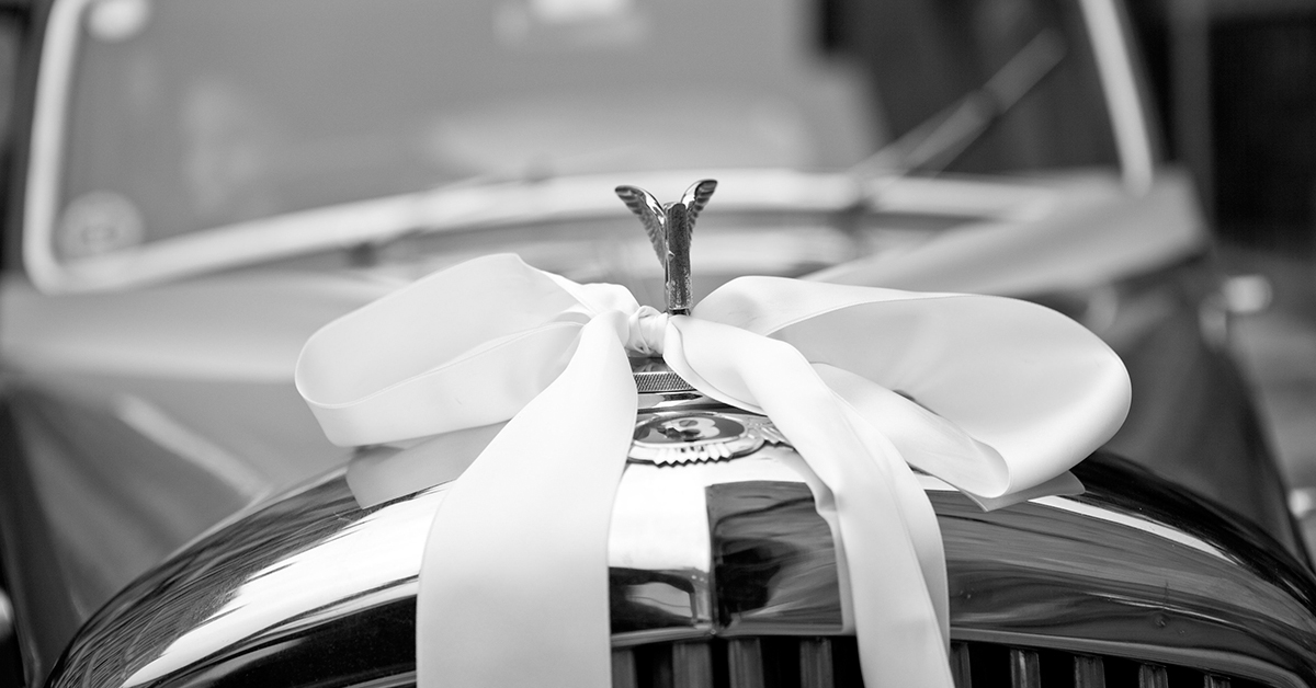 Bentley wedding car