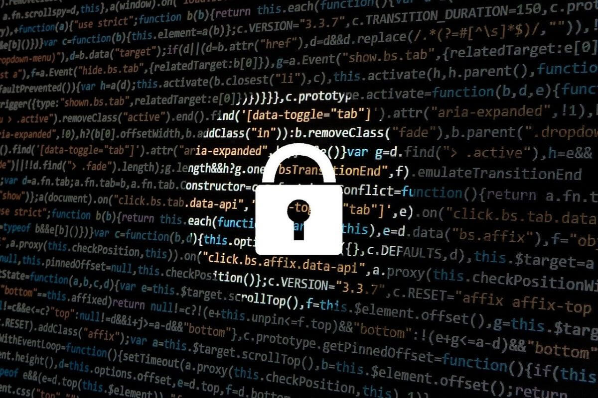 cyber protection image with code