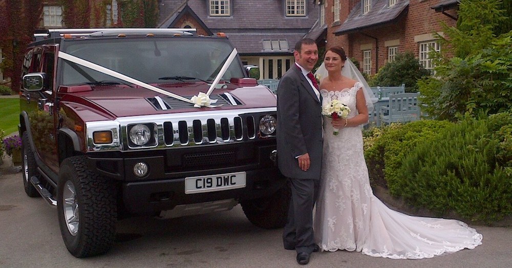 Hummer H2 wedding car