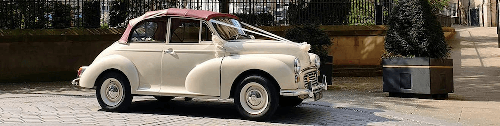 Morris Minor Open Top Wedding Car